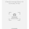 4 Serious Songs Opus 121 Cont Bari +P Acc