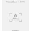 Missa a3 Opus 98. SA/TB