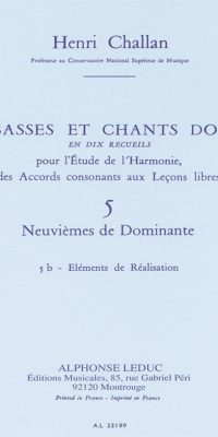 Henri Challan: 380 Figured Bass Exercises 5B