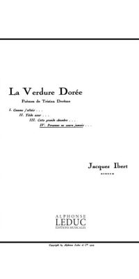 Verdure Doree No.4 Personne Ne Saura