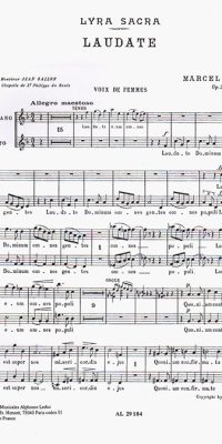Marcel Dupré: Laudate Dominum Opus 9 No.4