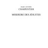 Miserere Des Jesuites Choir & Orchestra Score