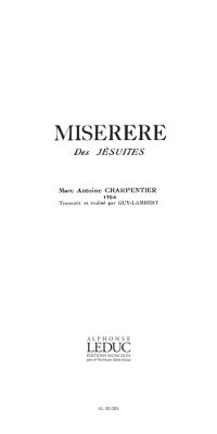M.A. Charpentier: Miserere Des Jesuites