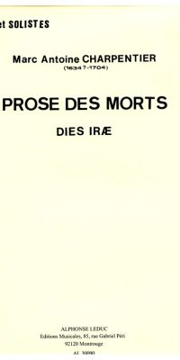 Prose des Morts Dies Ir?