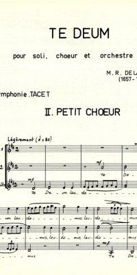 Delalande: Te Deum