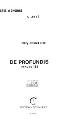 Henri Desmarets: de Profundis