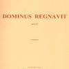 Mondonville: Dominus Regnavit