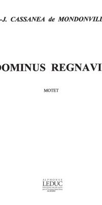 Dominus regnavit