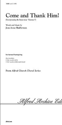 Come and Thank Him! (SATB)