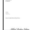 We Remember Thee (SATB)
