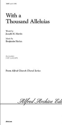 With a Thousand Alleluias (SATB)