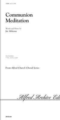 Communion Meditation (SATB)