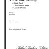 Cantate: Three Latin Settings (SATB)