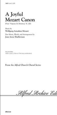 A Joyful Mozart Canon (SATB)