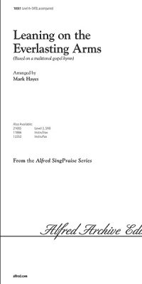 Leaning on the Everlasting Arms (SATB)