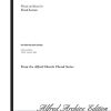 The King of Glory (SATB)