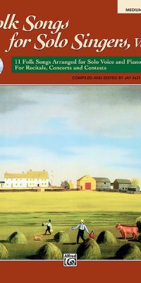 Folksongs fuer Solo Singers - Volume 1 (Medium Low Voice) (Book, CD)