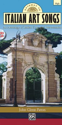 Gateway To Italian Art Songs Voce Bassa