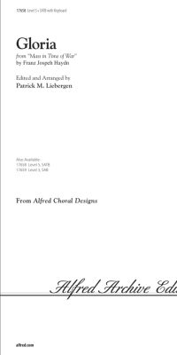 Gloria from Mass in Time of War (SATB)