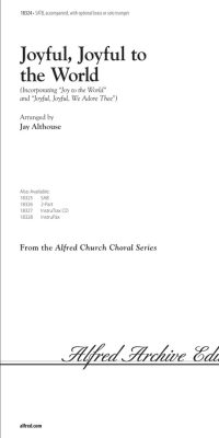 Joyful, Joyful to the World (SATB)