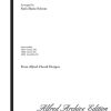 Sleep in Heavenly Peace (SATB)