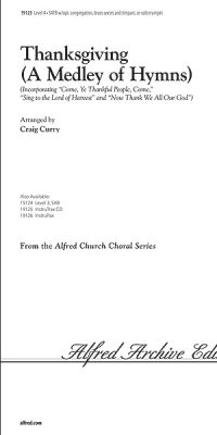 Thanksgiving A Medley of Hymns (SATB)