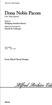 Dona Nobis Pacem from Missa Solemnis (SATB)