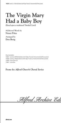 The Virgin Mary had a baby boy (SATB)