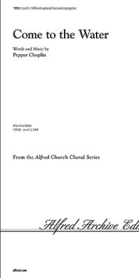 Come to the Water (SATB)