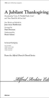 A Jubilant Thanksgiving (SATB)