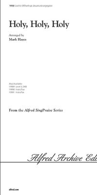 Holy, Holy, Holy (SATB)