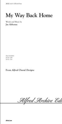 My Way Back Home (SATB)