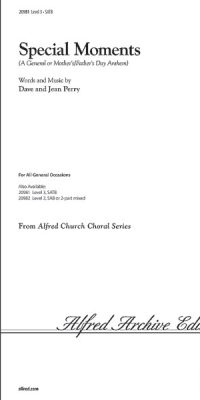 Special Moments (SATB)