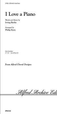 I Love a Piano (SATB)