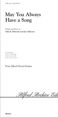 May You Always Have a Song (SATB)