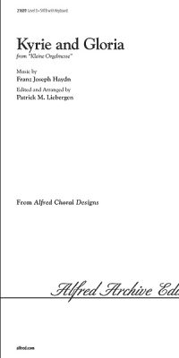 Kyrie and Gloria, from Haydn's Kleine Orgelmesse (SATB)