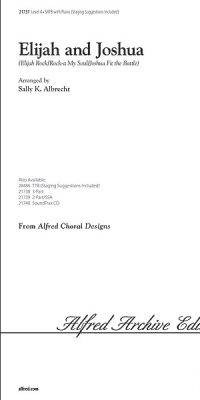 Elijah and Joshua (SATB)