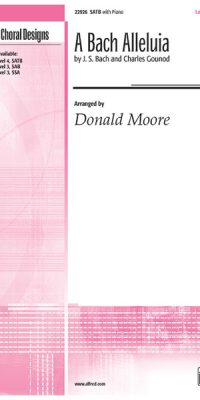 A Bach Alleluia (SATB)
