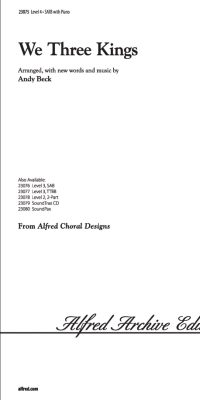 We Three Kings (SATB)