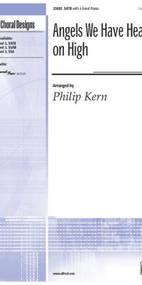 Angels We Have Heard on High (SATB)