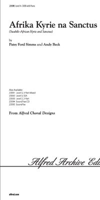 Afrika Kyrie na Sanctus (SATB)