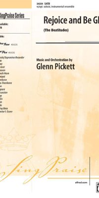 Rejoice and Be Glad The Beatitudes (SATB)