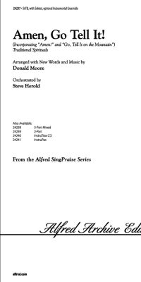 Amen, Go Tell It! (SATB)