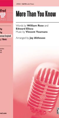 More Than You Know (SATB)