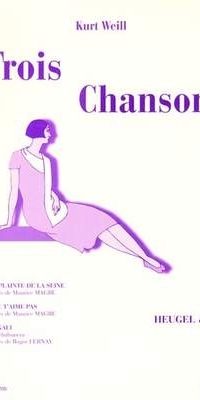 Kurt Weill: 3 Chansons