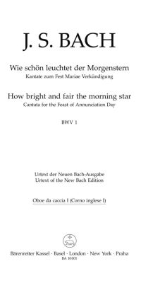 Bach: Kantate BWV 1 Wie schon leuchtet der Morgenstern (Set)