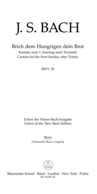 Bach: Kantate BWV 31 Der Himmel lacht! Die Erde jubilieret (Cello, Kontrabas)