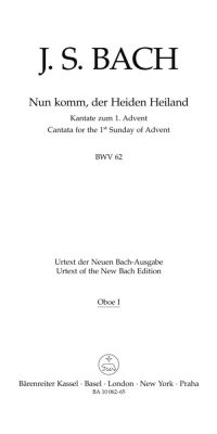 Bach: Kantate BWV 62  Nun komm, der Heiden Heiland  (Set)