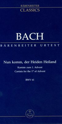 Bach: Kantate BWV 62  Nun komm, der Heiden Heiland  (Viool 1)