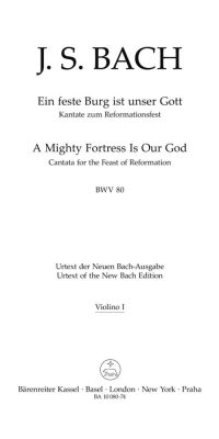 Bach: Kantate BWV 80  Ein Feste Burg Ist Unser Gott (Viool 1)